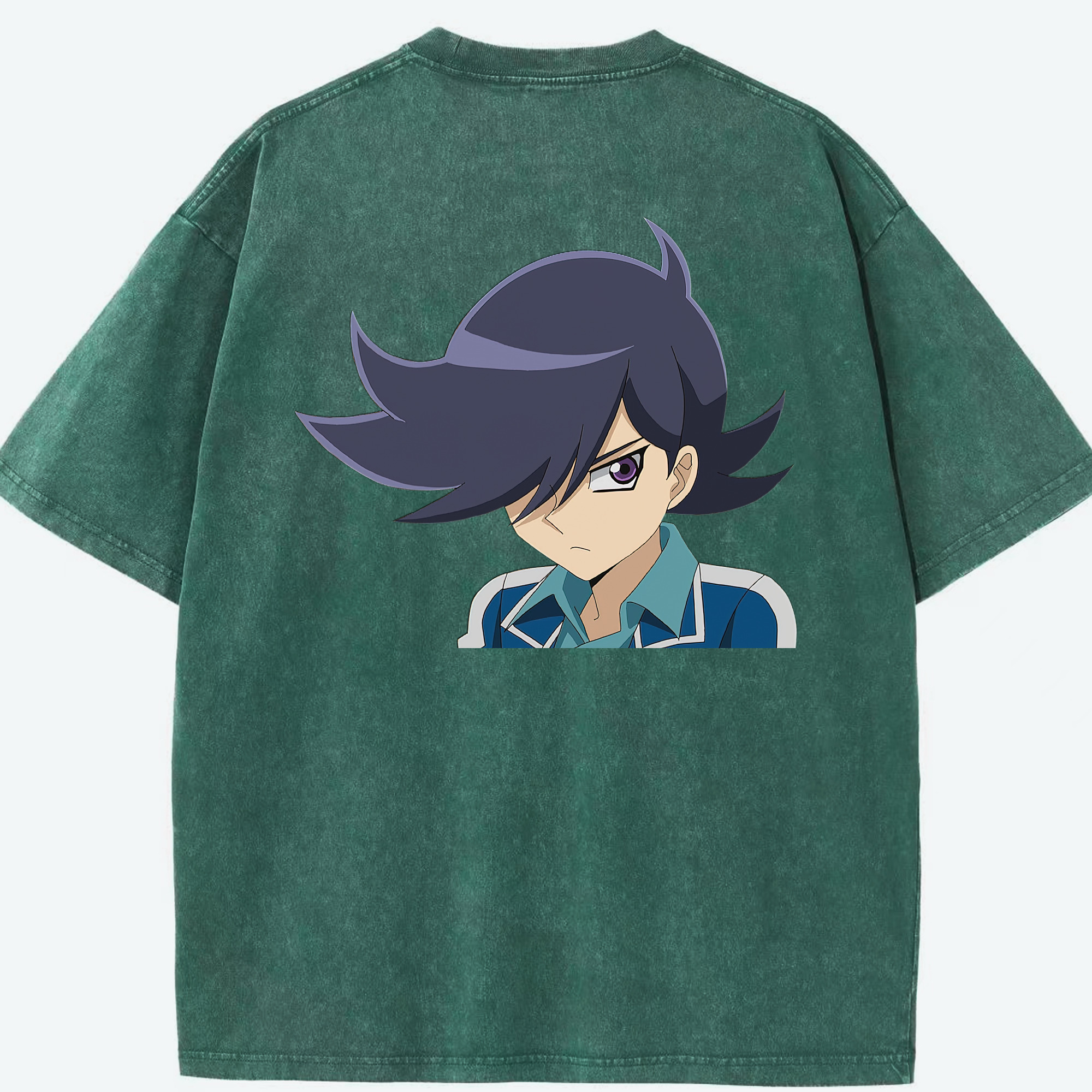 （画像用） 遊☆戯☆王 Yu-Gi-Oh! 綿100% ヴィンテージ風 半袖Tシャツ（背面プリント）